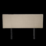 Linen Fabric Double Bed Headboard Bedhead - Beige V63-800807