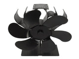 Stove Fan 6 Blades Fireplace Fan Heat Powered Fast Warm Circulation Quiet Heat Resistant V1294-YM0710-3113230307411