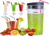 Replacement Parts for Nutri Ninja, 6Fin Blender Male Blade and cups Set for Blender BL660 BL770 V1258-DP02-C-1063