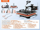 1400W Heat Press Machine 8 In 1 Sublimation Steel Frame Heat Presses with Temperature And Time V952-FM1181DGNTHJ00001V3
