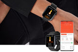 Smart Watch 1.85-Inch Fitness Watch with Heart Rate Noninvasive Blood Sugar Monitor HRV Detection V1263-JX-7649-1