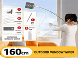 Lightweight Interior & Exterior Window Cleaner with 160CM Extendable Aluminium Pole & 3 Cleaning Pad V888-ELOSUNG55116-10