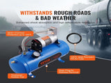 12V Air Compressor with Tank 1.6 Gallon/6 L, Train Horn Air Compressor, 120 psi Working Pressure V952-QLBCQGYYSJZCESCMXV9