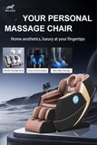 Recliner Full Body Zero Gravity Massage Chair - Gray V957-SDHISN3562S-1