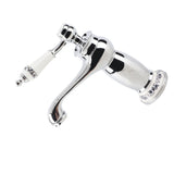 Floral Pattern Single Handle Mixer Tap Cold/Hot Water Faucet for Bathroom Basin Sink V1294-YM0901-JY07252-01