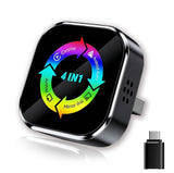 2026 Upgraded 4 in 1 Wireless CarPlay AdapterUltra-mini Size USB Design Wired to Wireless Adapter V1107-800-07258-ORG-3CM