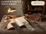 240Pcs Read Bookmark with Vintage Pattern Designs Long Lasting Cardstock for Classroom Teacher V1366-AZ2-W-15054