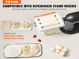 Pasta Attachment for KitchenAid Stand Mixer, 3-IN-1 Stainless Steel Pasta Roller Cutter Set V952-YDLMGLSHY0003ZKBPV0