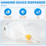 Commercial Kitchen 5.5L Hanging Sauce Bottle Large Capacity Squeeze Dispenser for Condiments V1192-AZ-W-23120