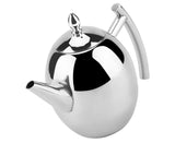 Stainless Steel Teapot, Tea & Coffee Water Kettle with Removable Mesh Filter, 1500ml V1263-JX-3007