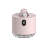 Pink Adorable Space Capsule Humidifier - Portable USB Cool Mist Maker with LED Display & Ambient V888-ELOSUNG32901