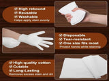 60 Pcs Wood Staining Applicator Kit Include Microfiber Sponge Applicator Pads Cotton Lint Free Cloth V1259-DP01-F-121