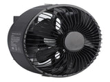 Round Fireplace Fan Heat Powered Stove Fan Aluminum Alloy Wood Burner Kerosene Stove Fan for V1294-YM0706-3114230122811