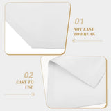 2-Pack White Baseball Training Plates for Pitchers, Compact and Lightweight Practice Mats V1192-AZ-W-28297