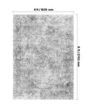 VEVOR Large Area Rug 1828.8x2743.2 mm Anti-Skid Indoor Floor Mat Bohemian Gray V952-JXZXDT6X9FTH013AF001V0