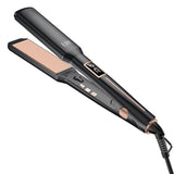 White Advanced Titanium Ion Flat Iron - Professional Hair Straightening & Curling Styler V1268-MZ00089