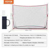 Golf Practice Hitting Net, Huge 10.8x7ft Golf Net, Personal Driving Range for Indoor Outdoor Use, V952-ZJK10X7YCDW0FFLLXV0
