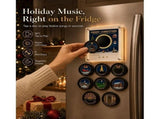 Christmas Vinyl Fridge Magnetic Music Player, Mini Record Player, NFC Discs V1366-AZ2-W-24805
