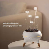 Jellyfish Aroma Diffuser Sound Pickup Diffuser Gradient Lighting Diffuser - White - Size 01 V1106-726-26804-WHT-01