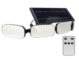Solar Wall Light Solar Fourhead 200LEDs Wall Lamp for Garden Pathway Courtyard Street V1294-YM0901-3119210089211