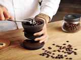 Manual Coffee Grinder - Glass Storage Jar Hand Mill Kitchen Coffee Gadgets V1263-JX-4436