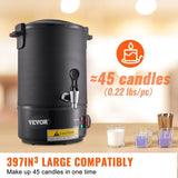 VEVOR Wax Melter for Candle Making 6.5Liter Electric Pot Commercial or Home Use V952-RLTYT65L1200WNUZ7V3