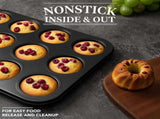 2 Piece Mini Bundt Pan Set 24 Cupcakes Total Heat Resistant to 230 C V1237-ZY-818-210