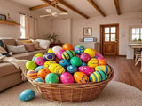 36PCS colorful plastic Easter eggs can be filled with Easter eggs, lucky surprise eggs, Easter V1102-HECD-001