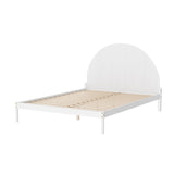 Artiss Bed Frame Queen Size Wooden White DALY WBED-DALY-Q-WH-AB