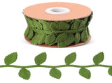 Soft Polyester Leaf Ribbon Fabric Vine for Crafts, Floral Arrangements, Homeation and Party V1369-AZ3-W-12764