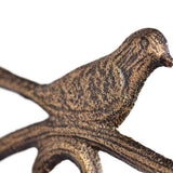 Retro Double Sided Wall Wrought Iron Two Faces Antique Wall Hanging Non-Ticking V1192-AZ-W-10514