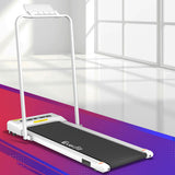 Everfit 2 in 1 Treadmill Electric Walking Pad Under Desk Home Gym Fitness 380mm White TMILL-380-PAD-WH