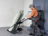 Dual Welding Cylinder Cart, Oxygen Acetylene Tank Cart with 440LBS Static Weight Capacity, 10-Inch V952-SGC440LBS10ICQ7EUV0