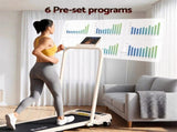 Everfit 3 in 1 Walking Pad Treadmill 12% Incline Foldable Under Desk Treadmills 40cm Belt Beige TMILL-400H-2INC-L-BG