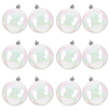 Festive Ornament, Transparent Plastic, Perfect for Christmas Tree and Party, 12Pcs V1369-AZ3-W-15680