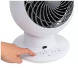 White Globe Fan Circulator in Charcoal Grey with 32.8m Coverage V178-68968