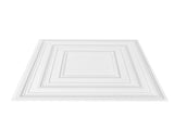 Ceiling Tiles 12-Pack 24 x 24 in PVC Easy Installation White Peg Pattern V952-THBZPVCB12J20JVLNV0