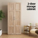 Artiss Buffet Sideboard Cupboard Cabinet Pantry Organiser Adjustable Shelves FUR-W-WR03-PINE-AB