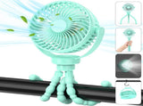 Baby Stroller, Portable with LED Lights, Mini Desk Hanging Battery Rechargeable Personal V1370-AZ4-01024