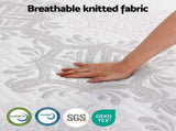 Giselle Bedding Double Mattress 37cm 4-in-1 Adjustable Firmness Cooling Gel Memory Foam Dual-Zone MATTRESS-B-VIVE-37-D