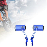 360 Degree Adjustable Handlebar Mirrors, Lightweight Wide-Angle Rearview Safety Accessories for V1369-AZ3-W-12957