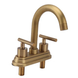 G1/2 Sink Faucet Antique 2 Handle Hot Cold Water Full Copper Basin Mixer Tap for Kitchen Bathroom V1294-YM0901-3112230046011