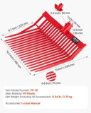 6Pcs Manure Fork Replacement Head 18 Tine Horse Stable Mulch Fork Heads V952-HYCGCCCTSL181CLP6001V0