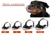Adjustable Stainless Steel Dog Muzzle Wire Basket for Large/X-Large Dogs, Breathable Anti-Bite V1189-WXFWAL-20260319-00317