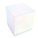 3D Cube LED Table Lamp RGB Colorful Clear Modern USB Square Table Night Light for Bedroom Living V1294-YM0901-3119240149811