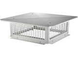 Chimney Cap 17 x 17 304Stainless Steel Fireplace Flue Caps Cover Mesh V952-BXGFXPDYDGYSTSRS6V0