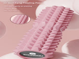 Black High-Density 3D Trigger Point Foam Roller - Solid Core Massager for Deep Tissue Muscle V888-ELOSUNG36044