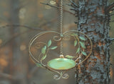 Hanging Green Heart-Shape Birdfeeder V637-24855BRD