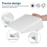 White Plastic Camera Protector Cover Weatherproof Outdoor Rain Shield 3Pcs V1370-AZ4-17261