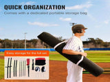 7x7 ft Baseball Softball Practice Net, Portable Baseball Training Net for Hitting Catching Pitching, V952-77YCDPJXLW77Z9CFSV0